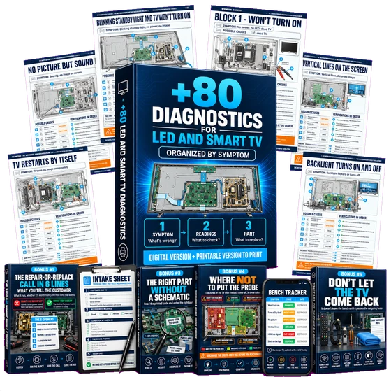80 LED and Smart TV Diagnostics and the six bonuses